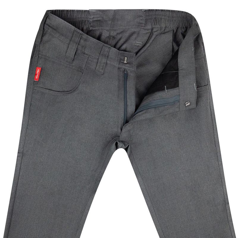 REGULAR-FIT BUSINESS-HOSE AUS WOLL-MIX 