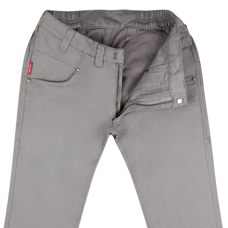 Slim-Fit Hose aus Leinenmix 