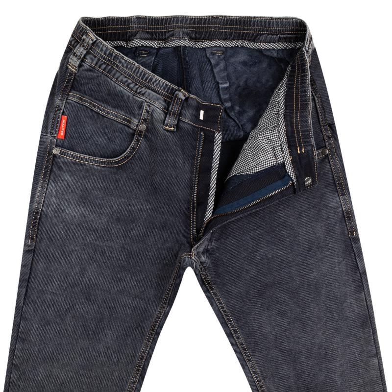 Schlupf Stretch-Jeans Regular Fit 