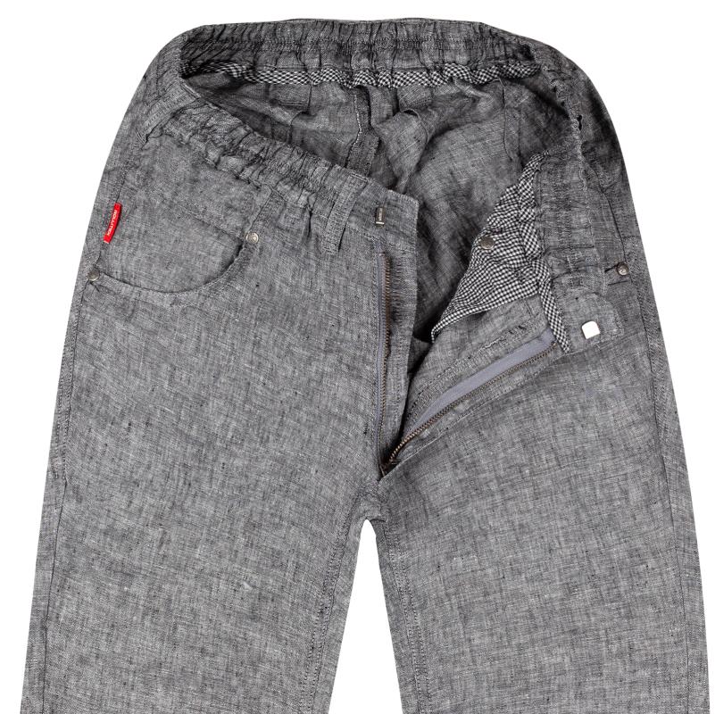 Schlupf-Hose aus reinem Leinen 