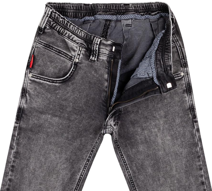 Schlupf Stretch-Jeans Regular Fit 