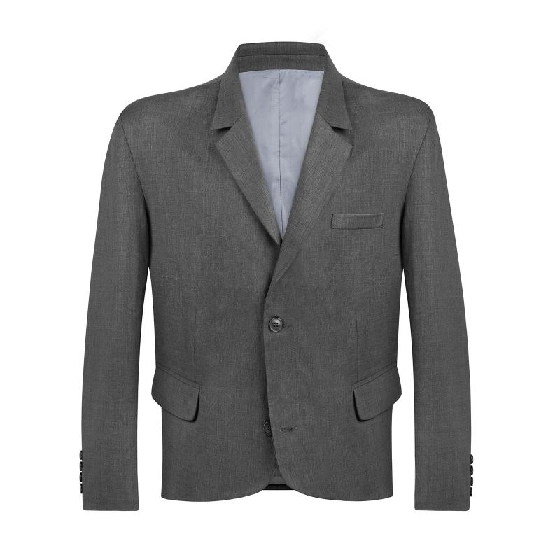 SLIM-FIT JACKET AUS SCHURWOLL-MIX 