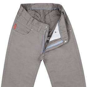 Slim-Fit Sommerhose mit Leinen-Mix 48