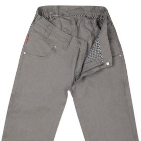 Slim-Fit Hose aus Leinen 48