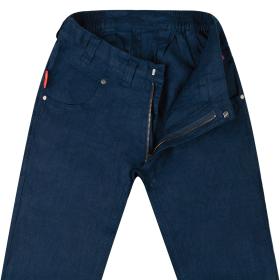 Slim-Fit Hose aus Leinen 