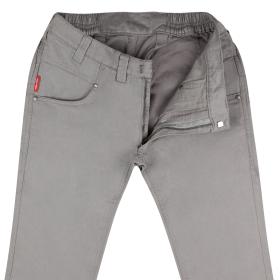 Slim-Fit Hose aus Leinenmix 