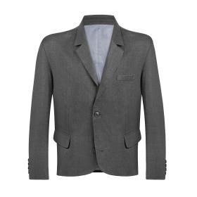 SLIM-FIT JACKET AUS SCHURWOLL-MIX 